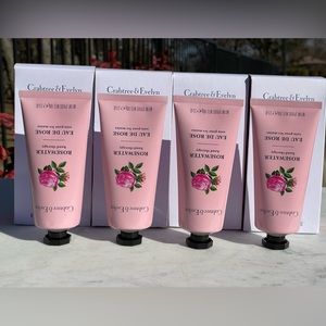 4* Crabtree & Evelyn Rosewater Hand Therapy handcream 100g/ 3.5 Oz.